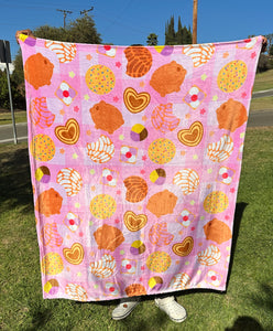 Pan Dulce Fleece Blanket