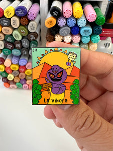 Loteria La Vibora Pin