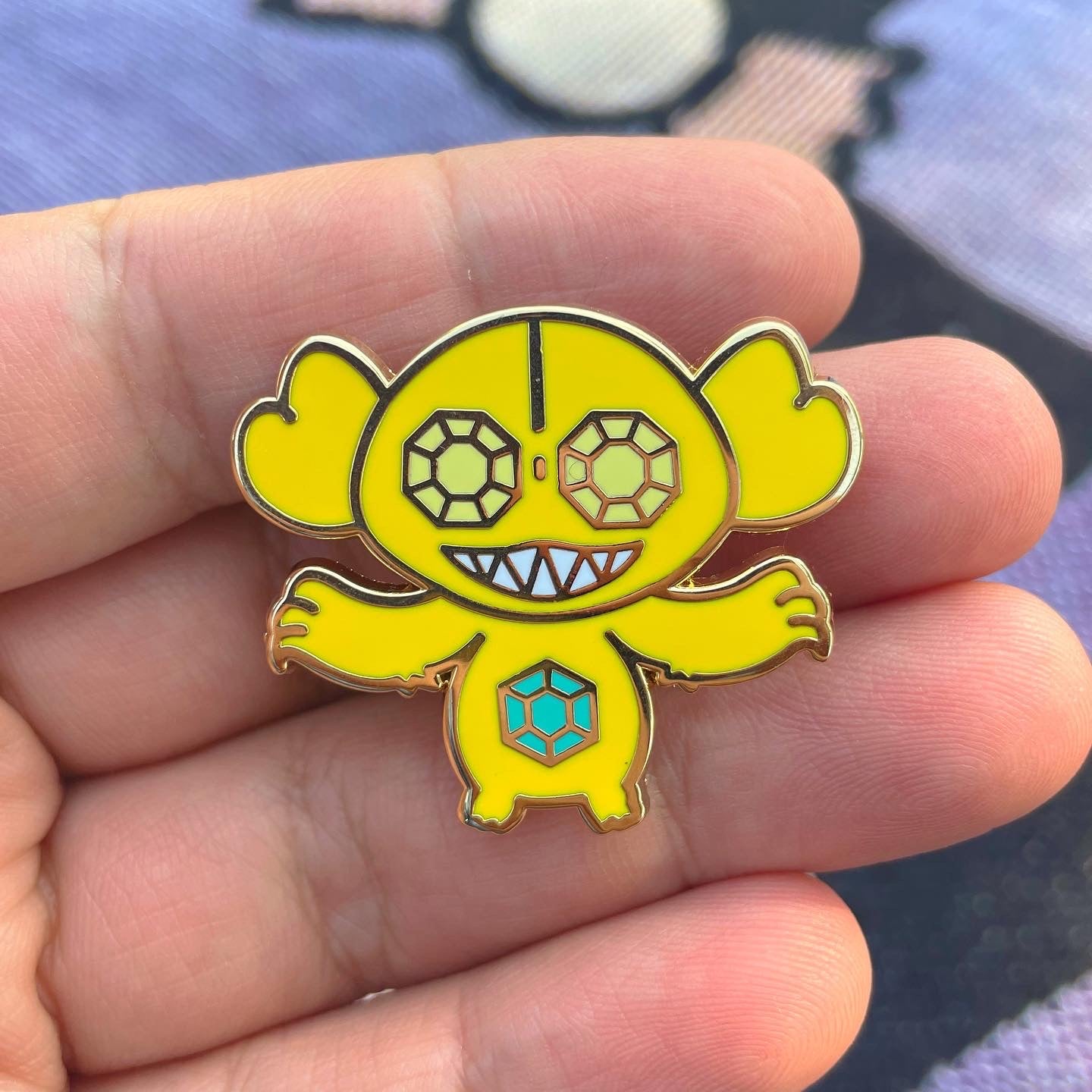 Shiny Sableye Enamel Pin