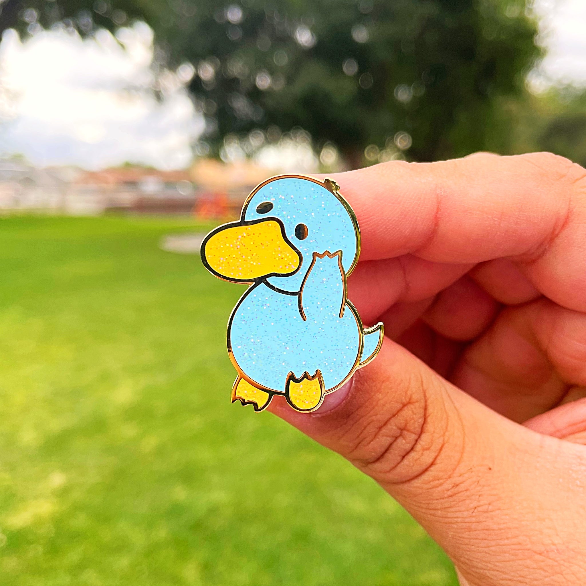 shiny sitting psyduck pin