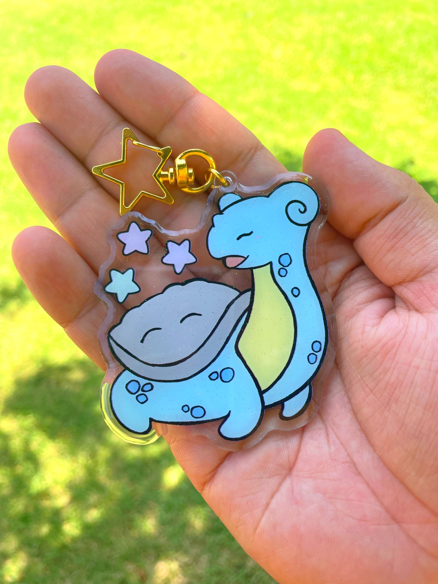 Lapras Epoxy Keychain