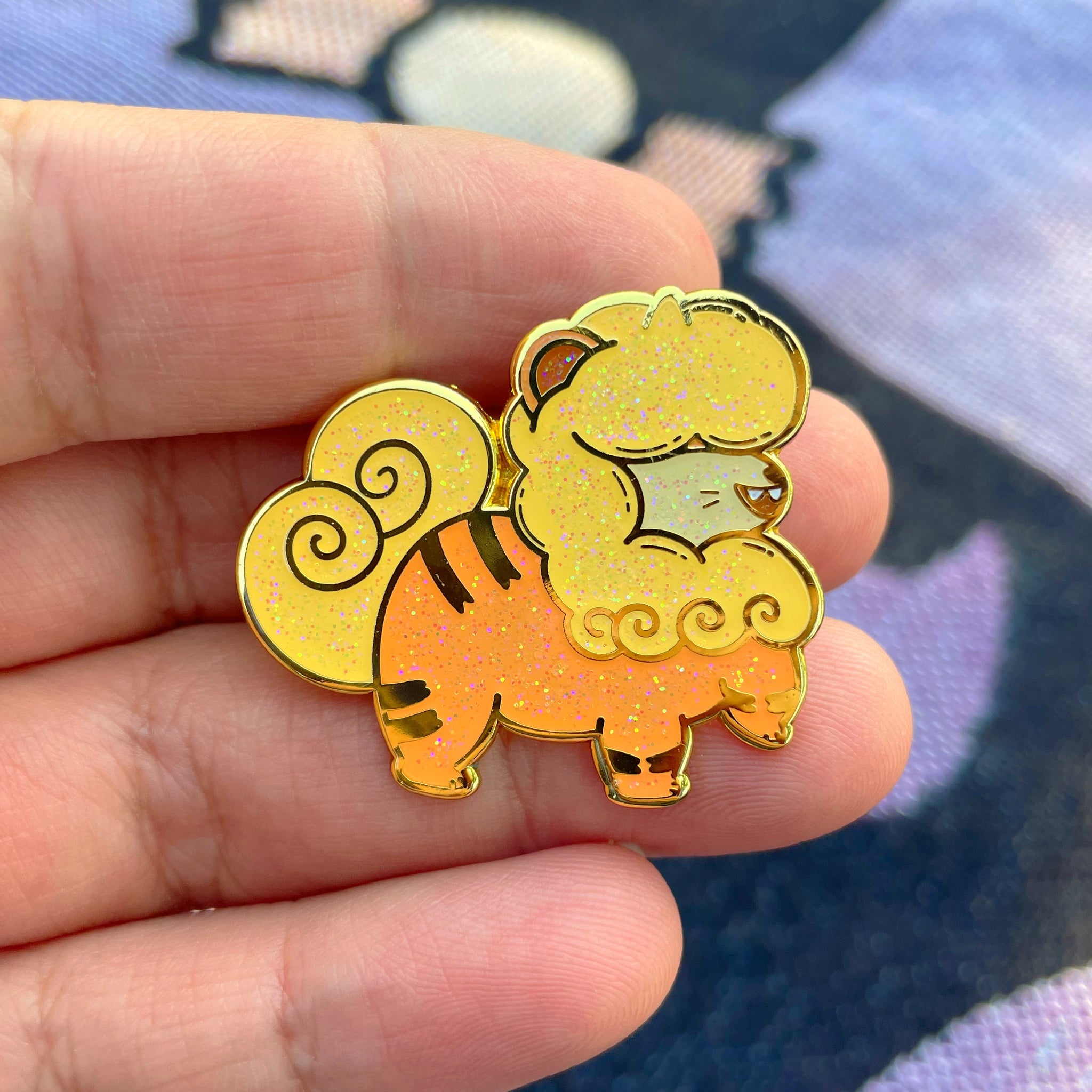 Hisuian Growlithe Pin