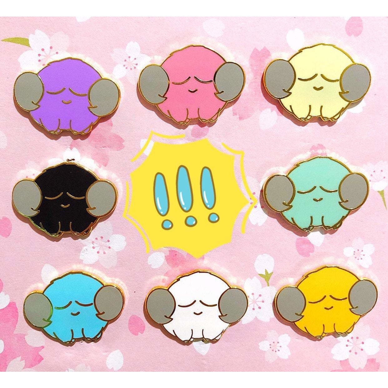 Pastel scape goat pins