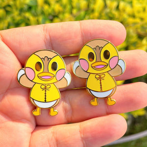 Molly duck enamel pin